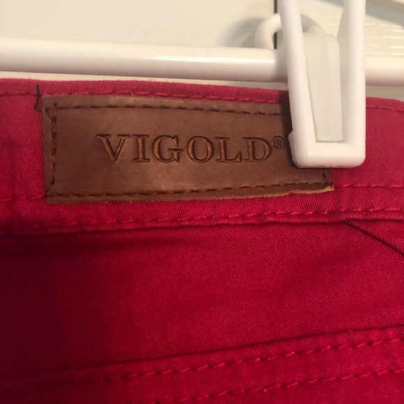 Vigold Women's Fuschia Pink Pants (Size 9-10 or 30 inch waist) Good Condition - Picture 4 of 6